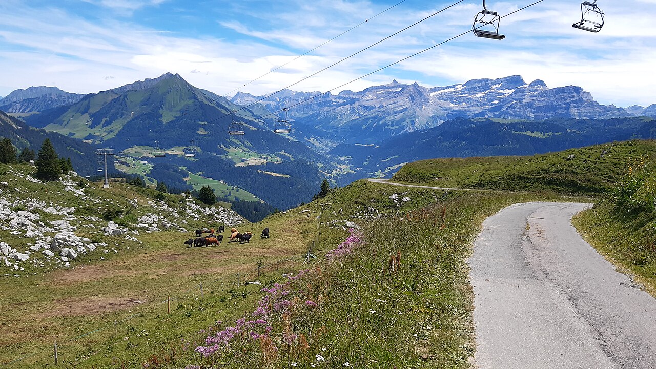Swiss Alpine landscape